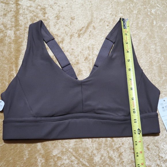 Xersion Raisin Medium Support Racerback Sports Bra - Large - Picture 4 of 9